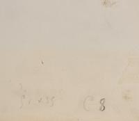 Sketch of Mother Jeanne's Head Looking Down (No. 3) , c. 1908