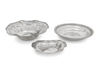 Three American Silver Bowls