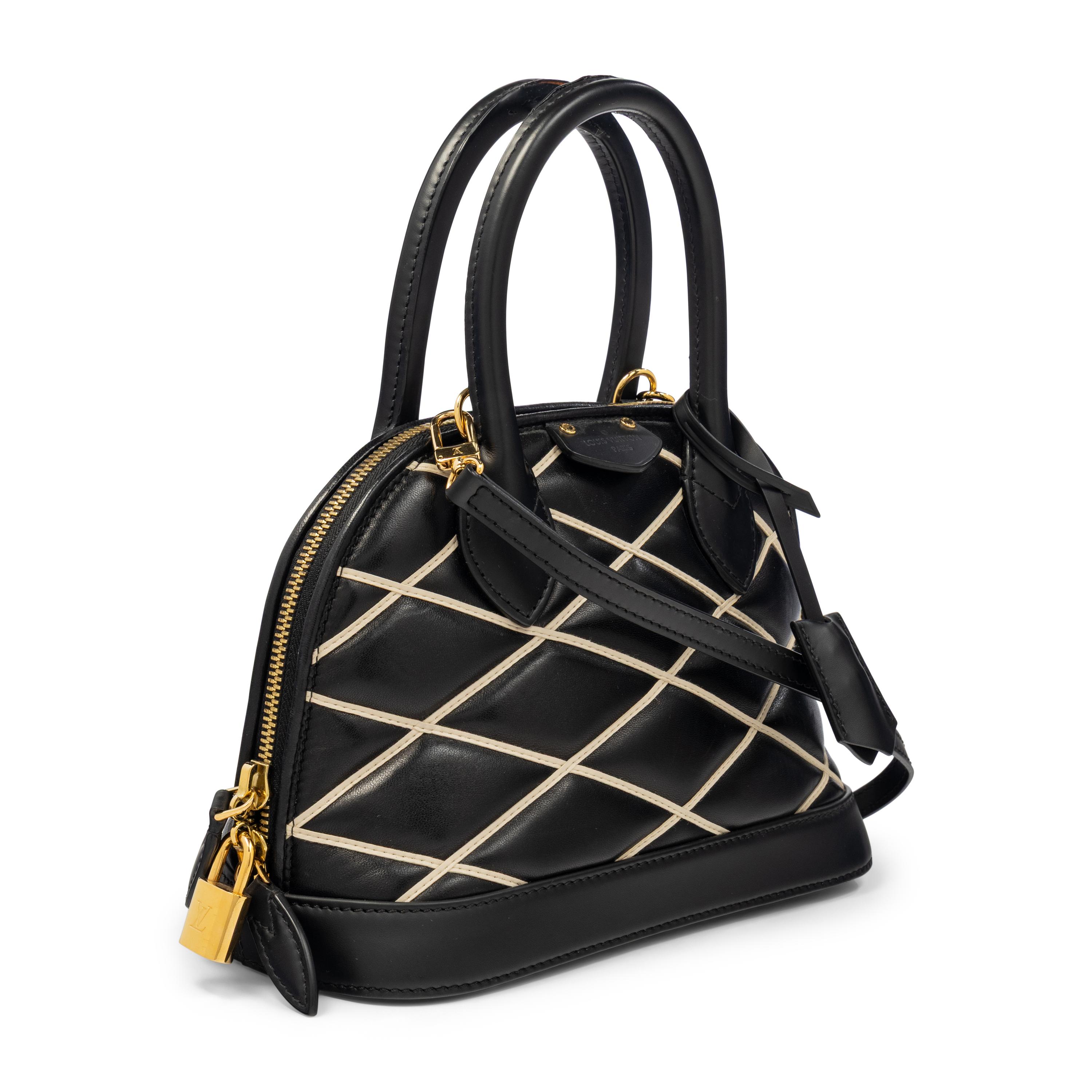 LOUIS VUITTON, QUILTED ALMA BB BAG
