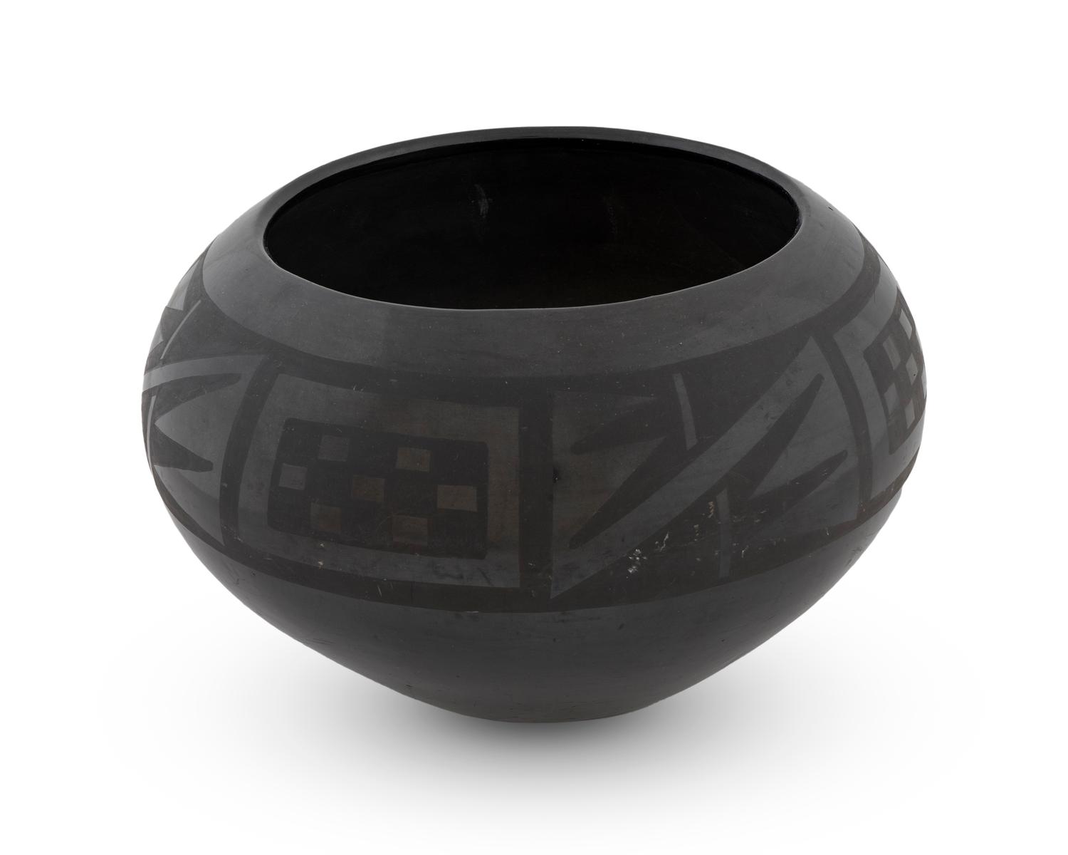 A San Ildefonso Blackware Bowl — MARIA AND JULIAN MARTINEZ