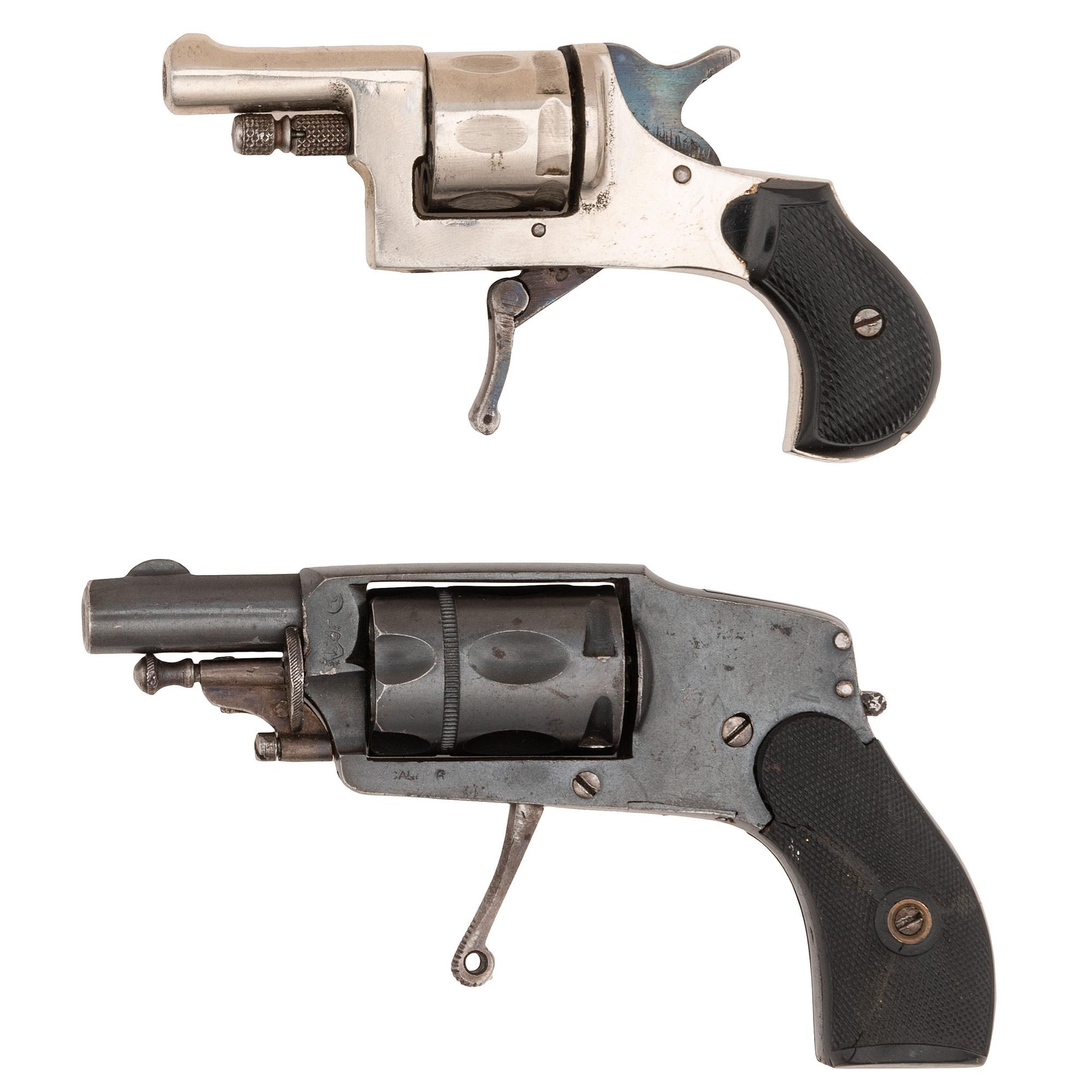 **Two European Velo Dog Revolvers