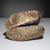 Sioux Beaded Hide Moccasins