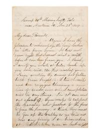 [CIVIL WAR]. Letter from Lt. Henry N. Fairbanks, Co. E, 30th Maine Infantry. 23 November 1864.