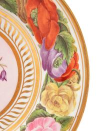 A Pair of English Porcelain Dessert Plates