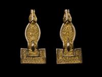 A Pair of Frankish Silver Fibulae