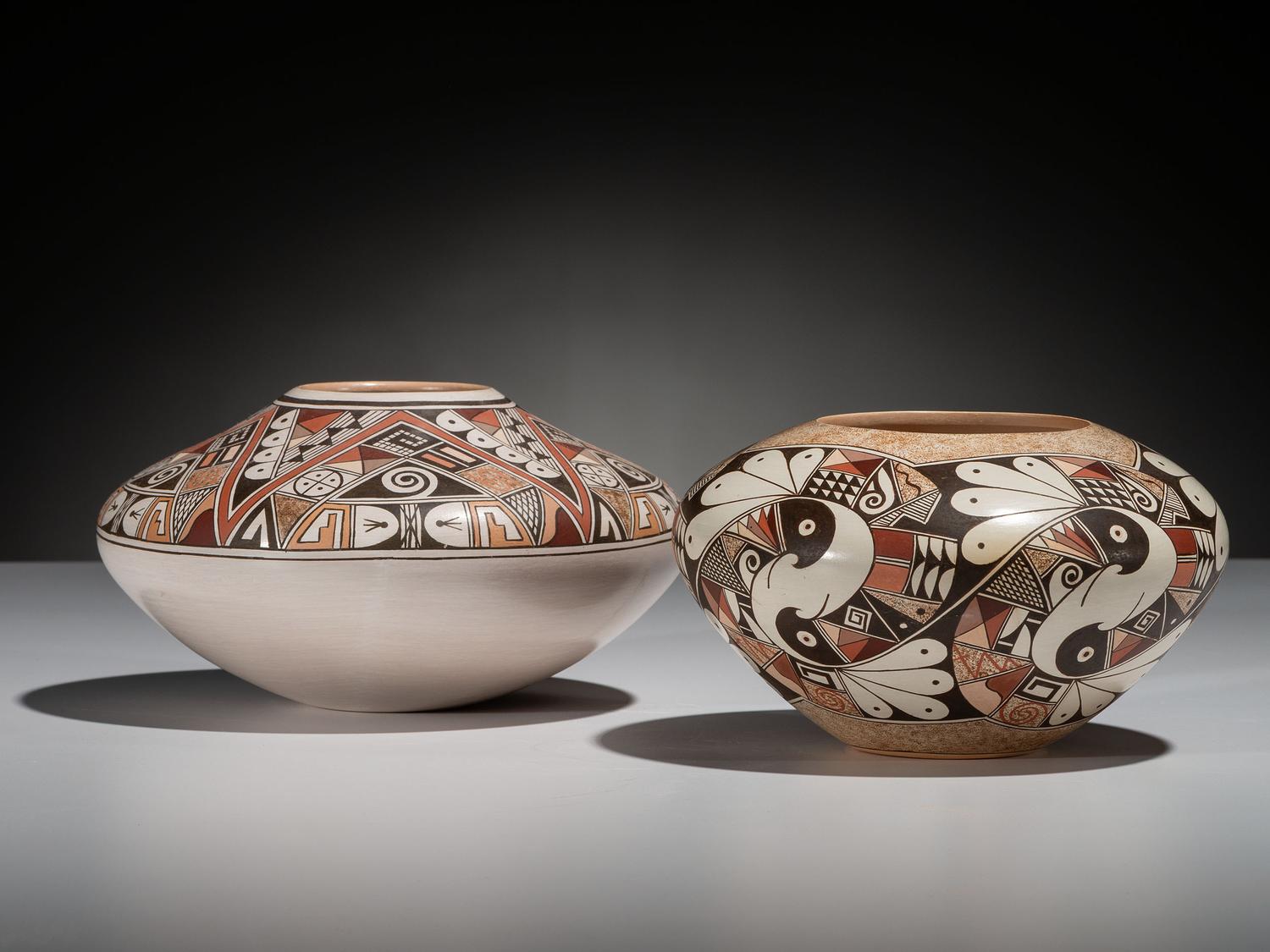 Polychrome Pottery Jars