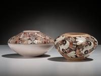 Polychrome Pottery Jars