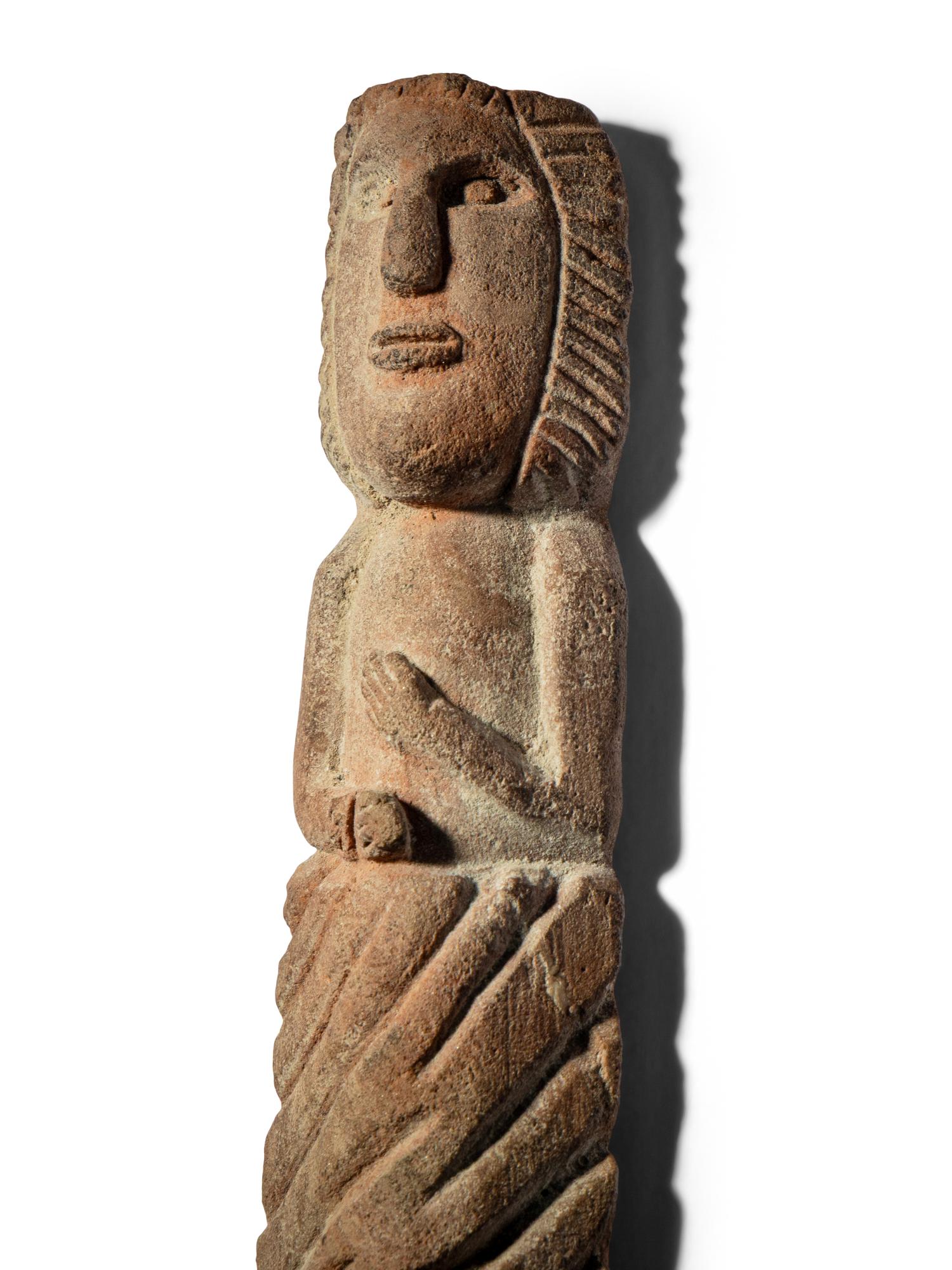 A Nabataean Limestone Figure