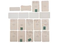 [CIVIL WAR]. CDV album featuring 107th United States Colored Troop officers, including: