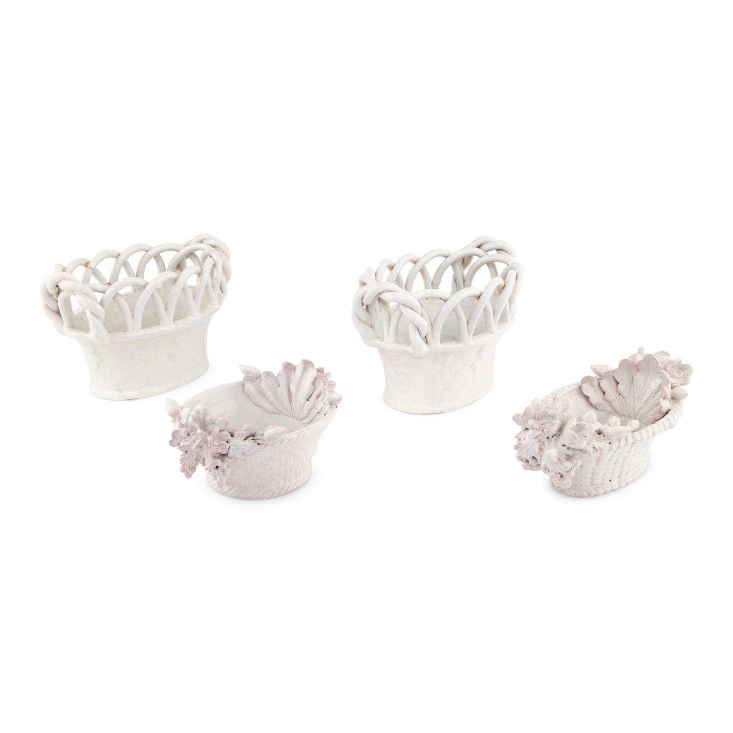 A Group of French Ceramic Decorative Tableware