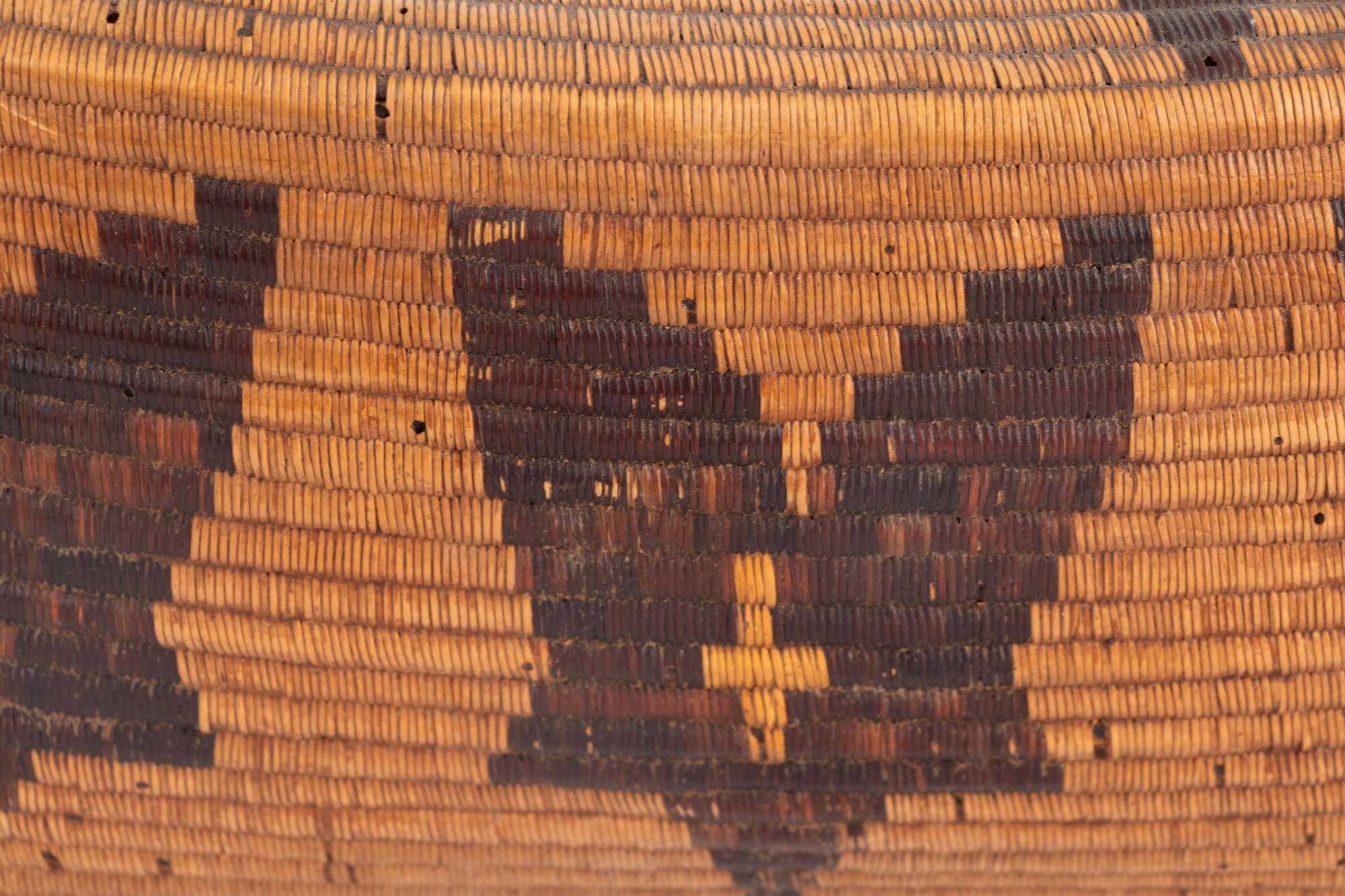 Panamint Basket, with Butterflies