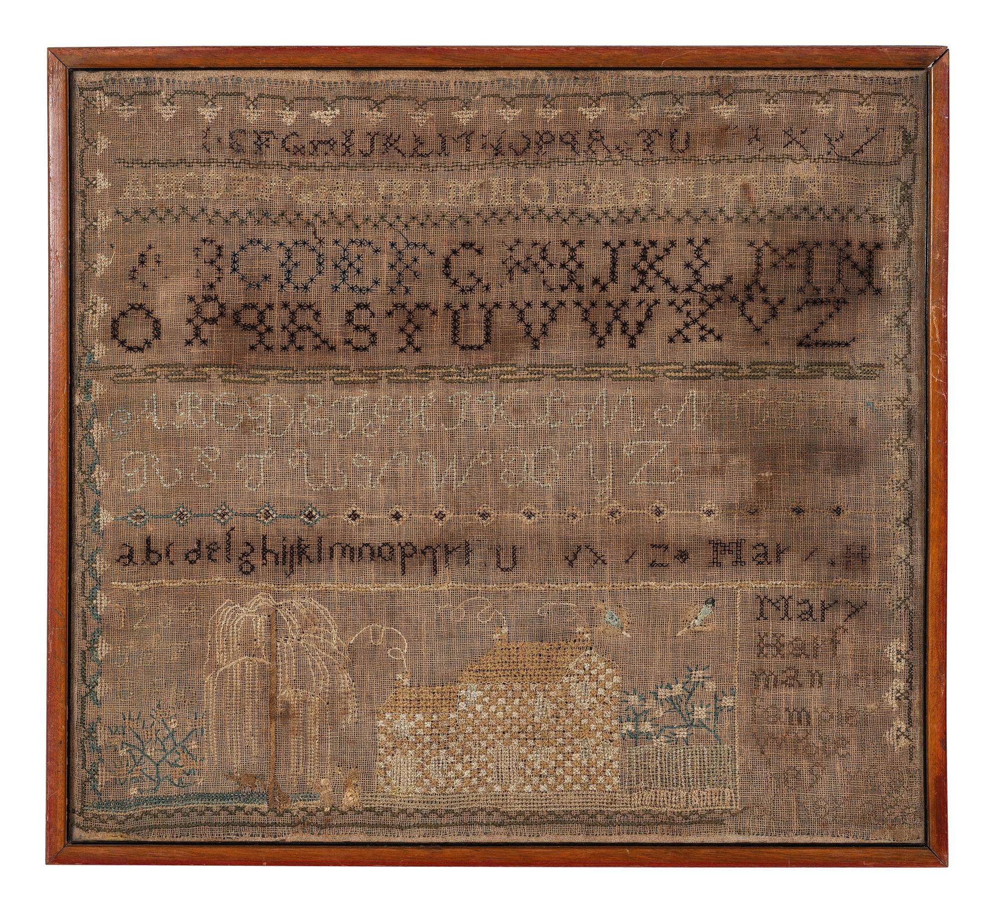 A Tennessee Alphabet Sampler Wrought by Mary Hartman