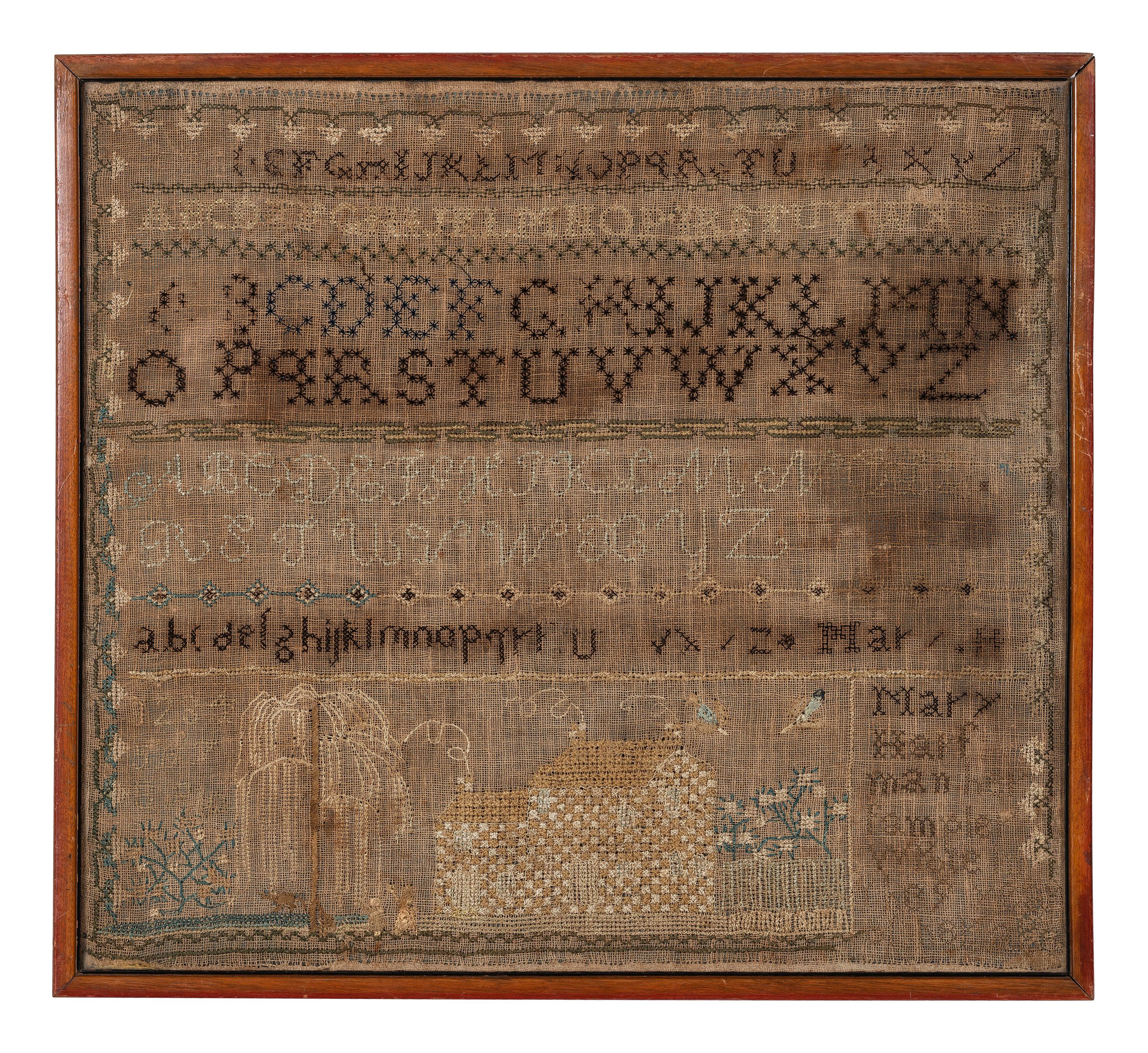 A Tennessee Alphabet Sampler Wrought by Mary Hartman