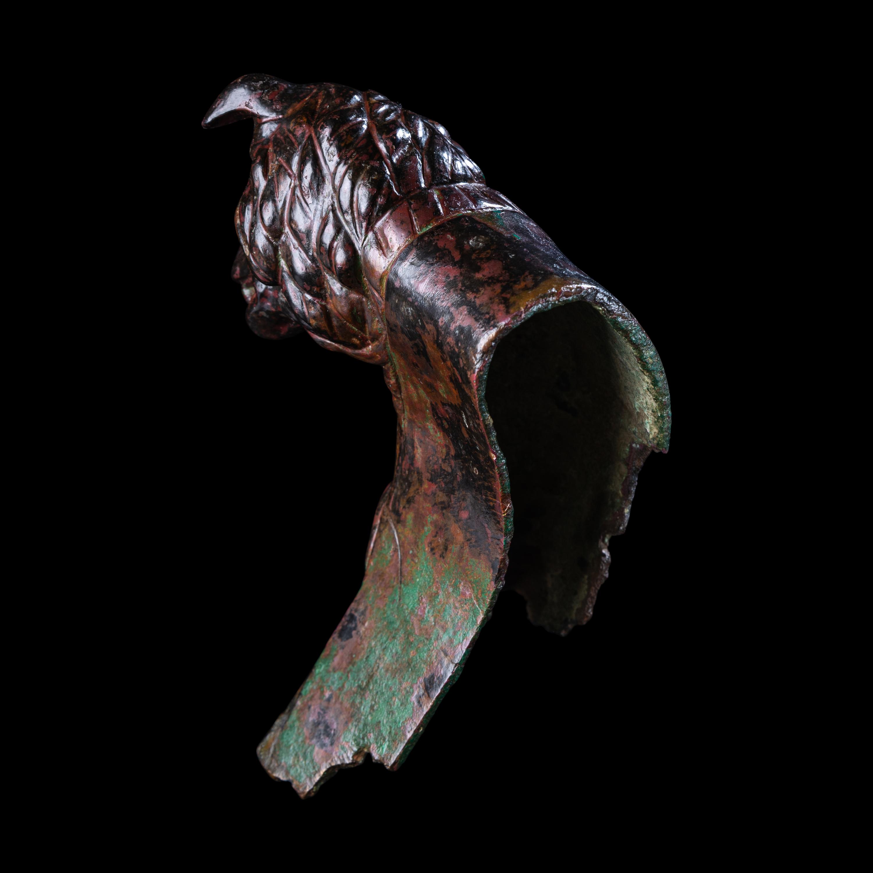 A Roman Bronze Fulcrum in the Form of a Molossian Hound