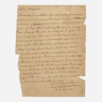 [Declaration of Independence] [Virginia] Braxton, Carter Autograph Letter, signed