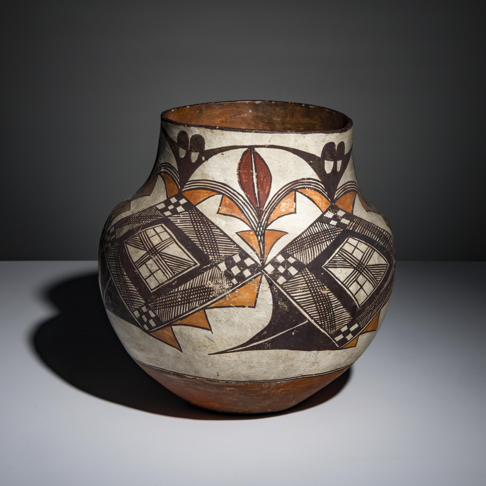 Acoma Four-Color Polychrome Olla
