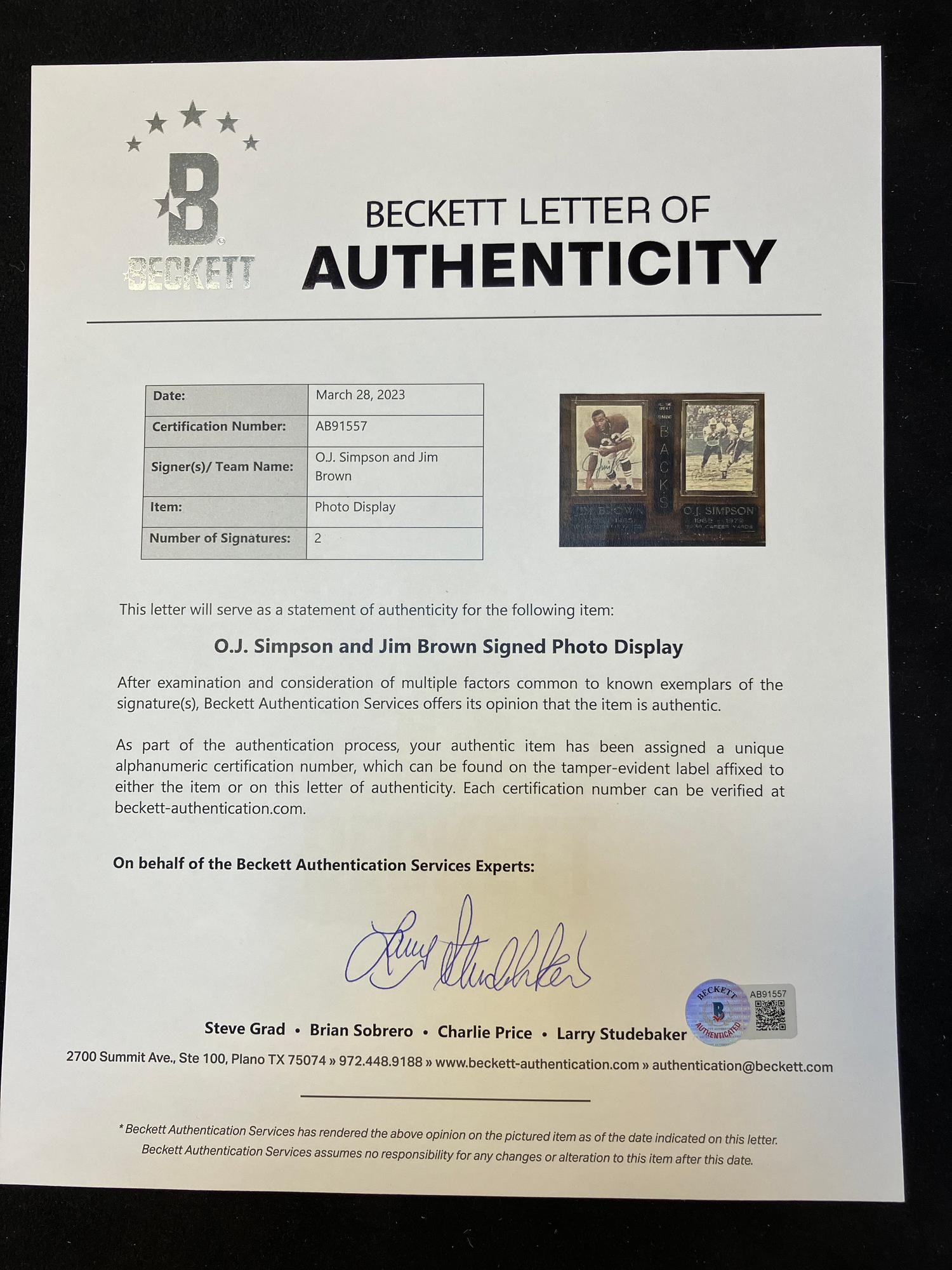 A Group of Over 30 Signed Autograph Football Hall of Fame Items (Beckett Authentication Services Certified),