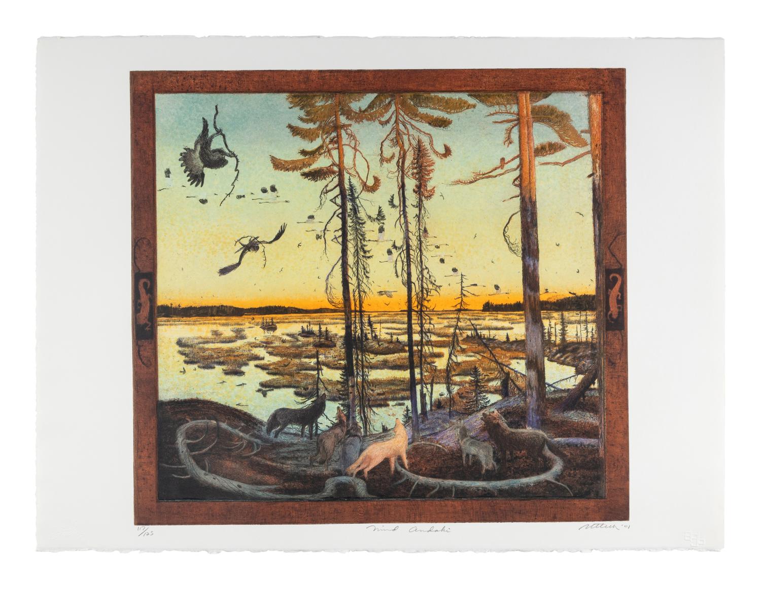 The Wisconsin Sesquicentennial Portfolio (complete portfolio of 17 works by 15 artists with portfolio case), 2001