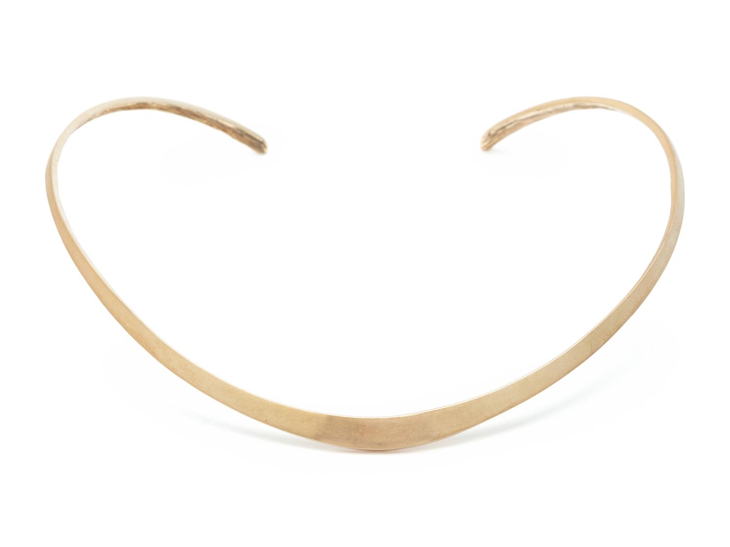 YELLOW GOLD COLLAR NECKLACE
