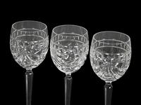 Three Sets of Waterford Cut Glass Stemware
