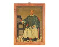 Chinese School 19th century, Portrait of a Seated Man