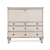 A Gustavian Painted Secretary