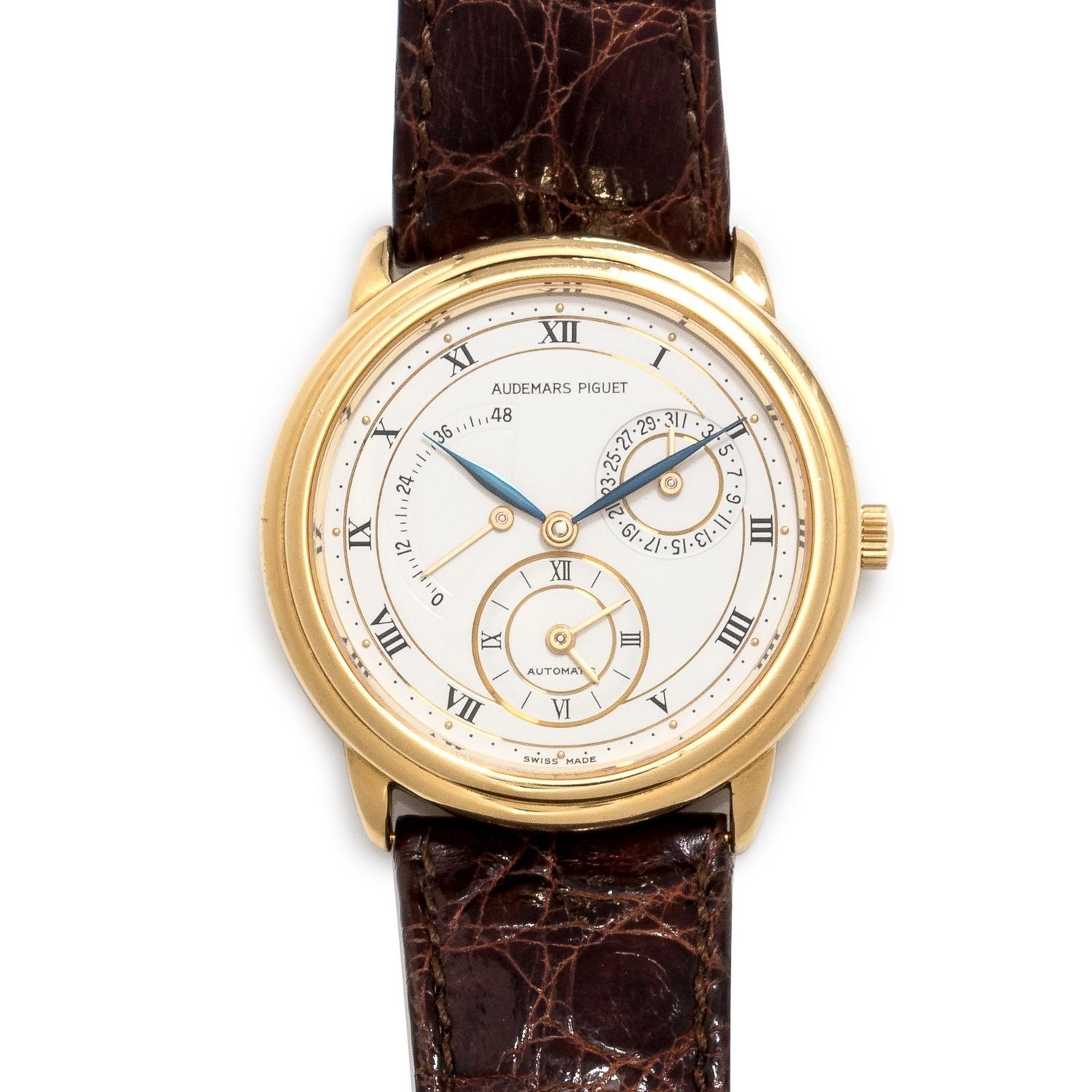 Audemars Piguet, 18K Yellow Gold Ref. 25685B 'Jules Audemars Dual Time' Wristwatch