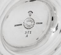 A Johan Rohde for Georg Jensen Schilling Hammered Silver Sauce Boat