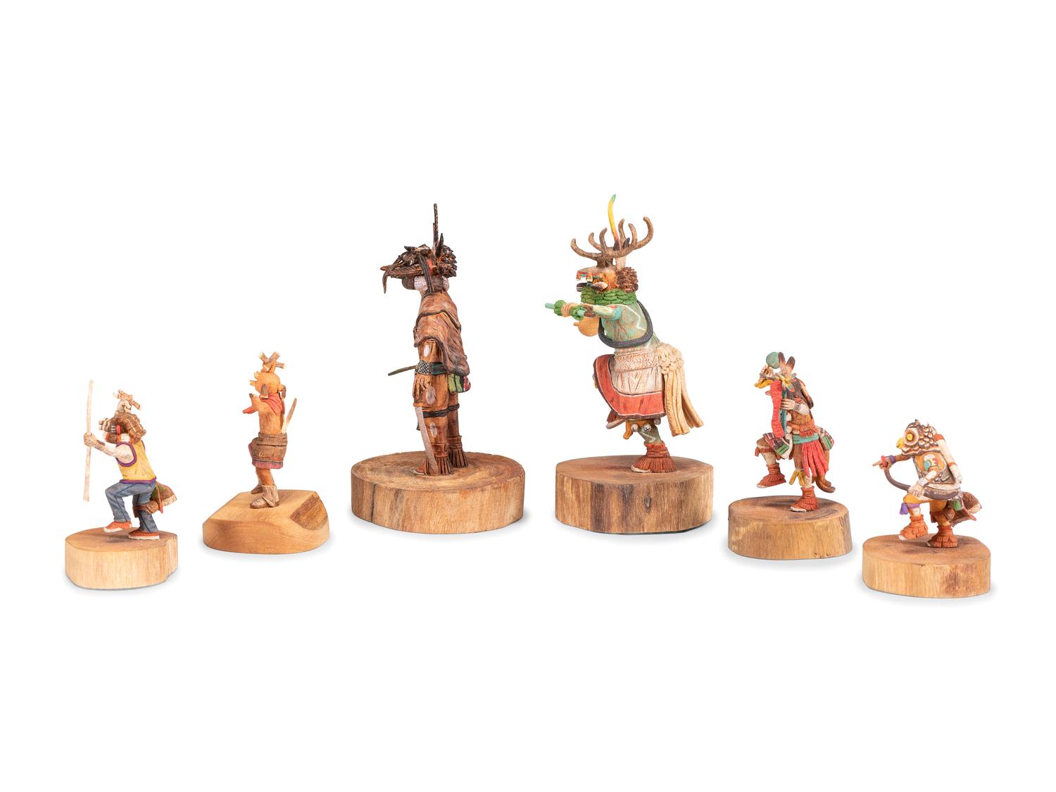 Group of Miniature Hopi Katsinas