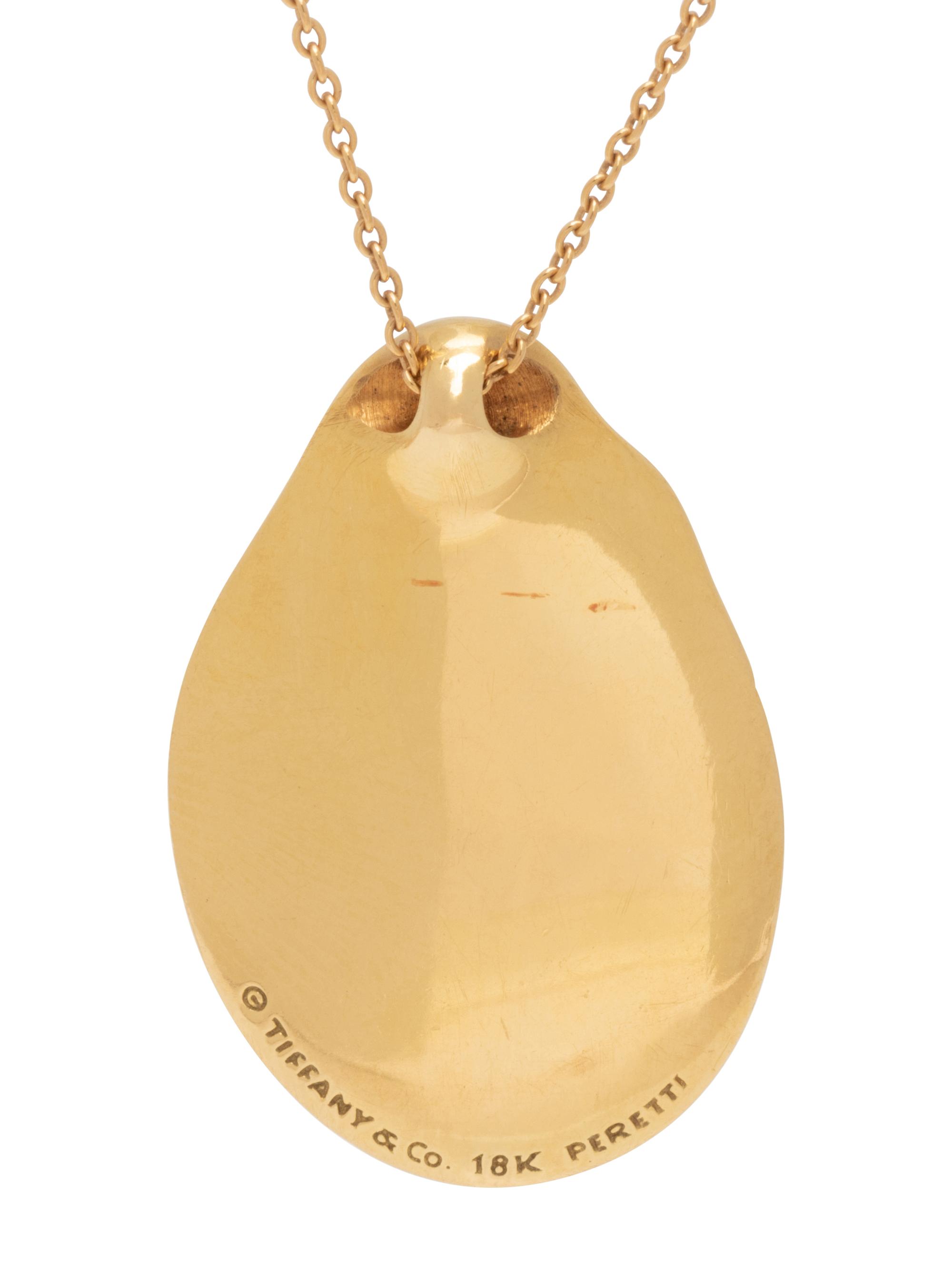 TIFFANY & CO., ELSA PERRETTI, YELLOW GOLD 'MADONNA' NECKLACE