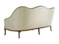 A Henredon Walnut Tight-Back Sofa