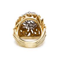 YELLOW GOLD AND DIAMOND RING