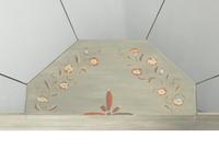 A Pair of Custom Painted and Mirror-Veneered Console Tables