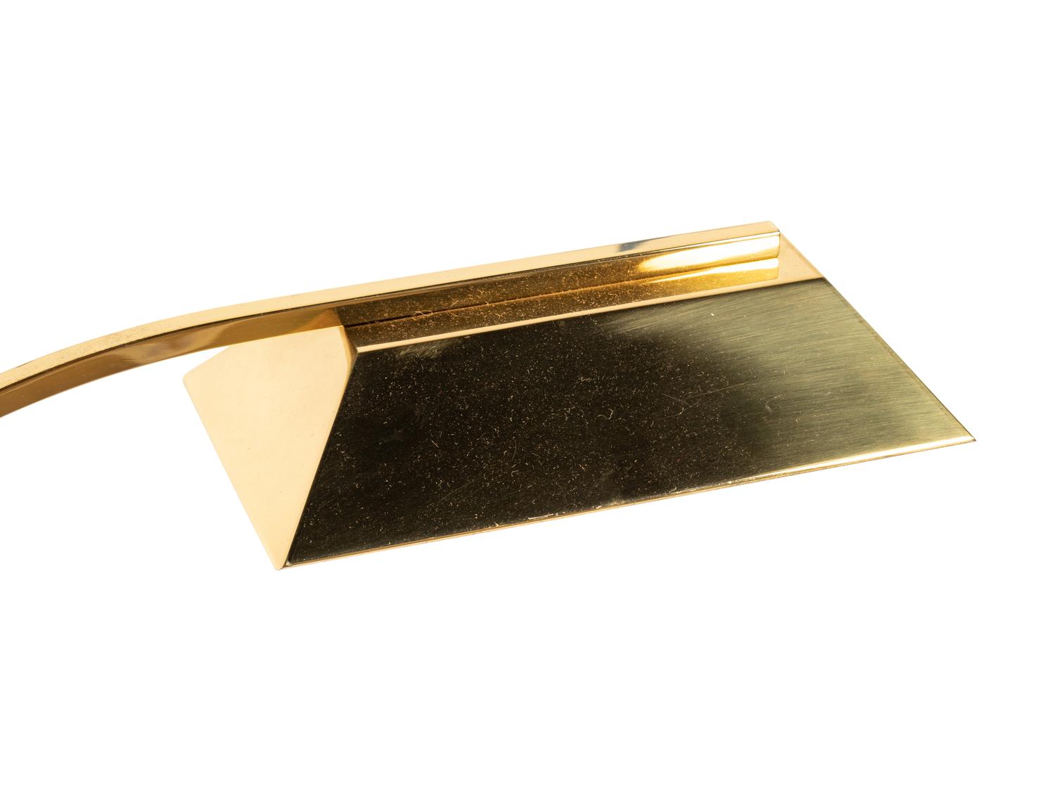 A Contemporary Brass Floor Lamp