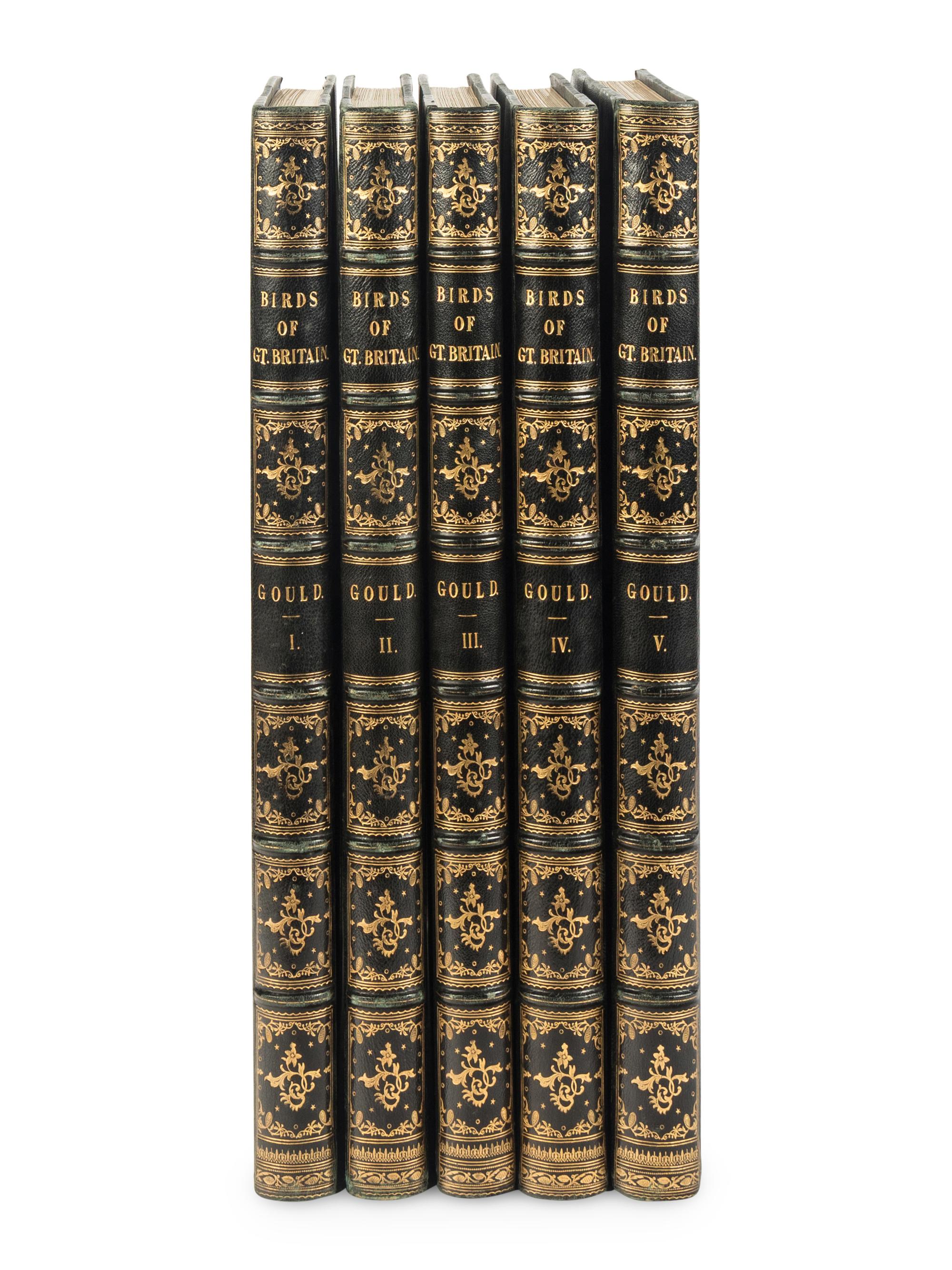 [NATURAL HISTORY]. GOULD, John (1804-1881). The Birds of Great Britain . London: Taylor and Francis, [1862-] 1873.