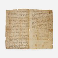 [Americana] Biddle, Clement, and Owen Biddle, and Charles Thomson Group of 5 Documents, signed