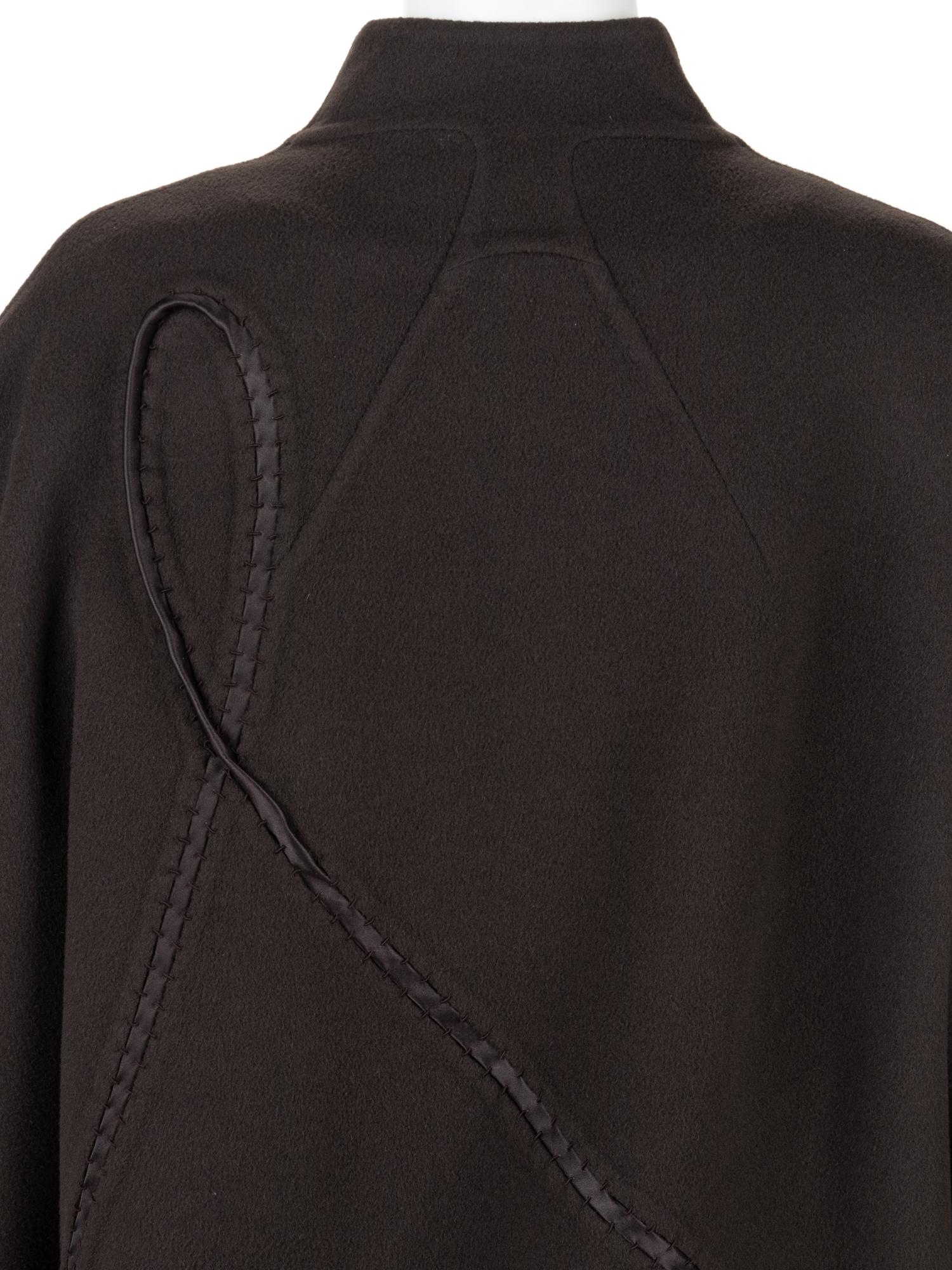 Chado Ralph Rucci Brown Cashmere Three-Piece Ensemble, 2000-10s