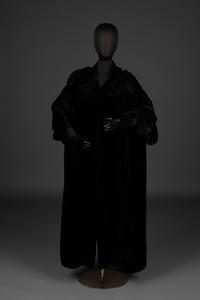 Yohji Yamamoto Black Velvet Cloak