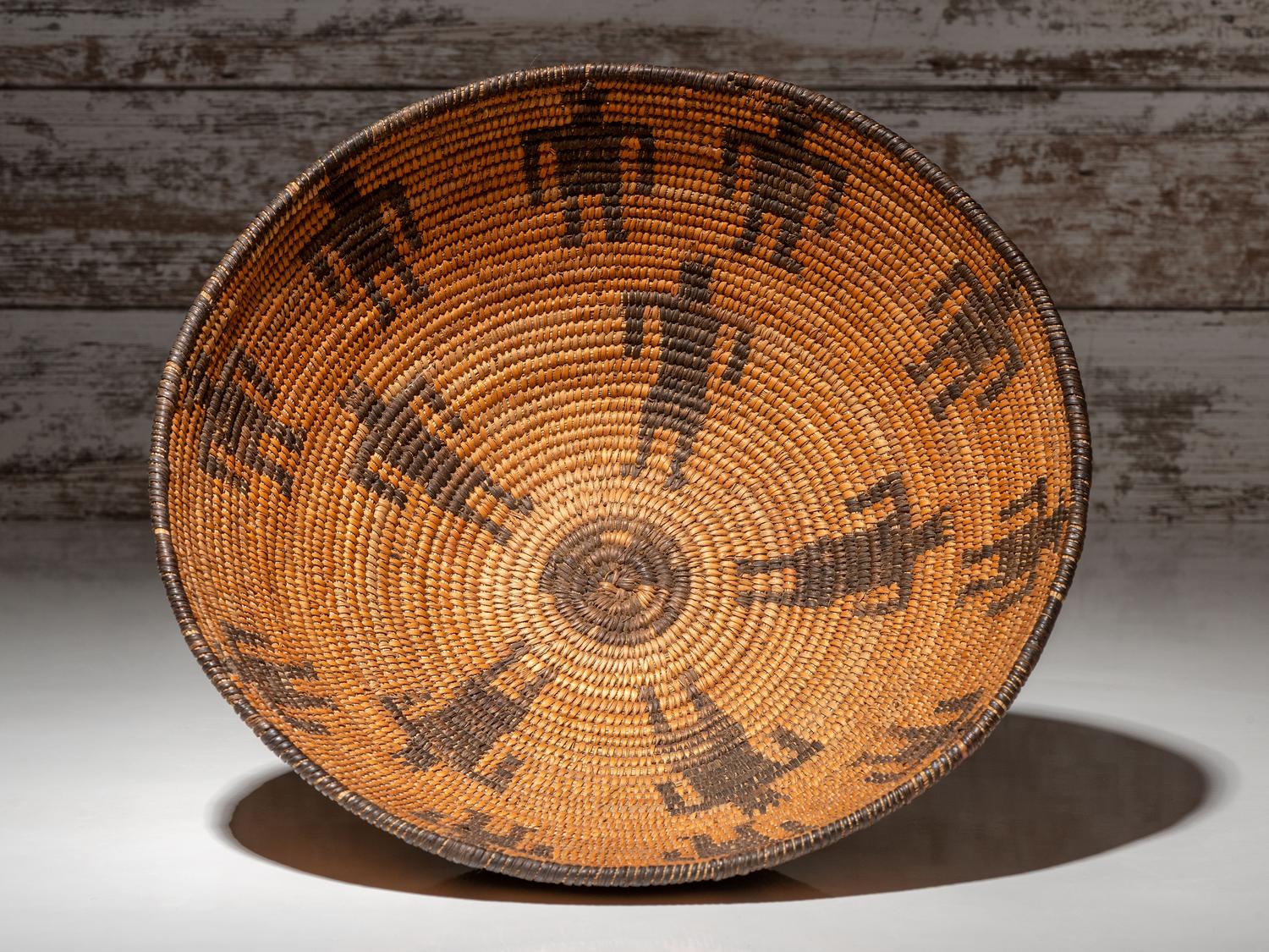 Akimel O'odham Figural Basket