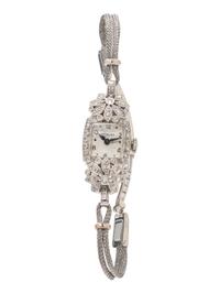 HAMILTON, DIAMOND WRISTWATCH