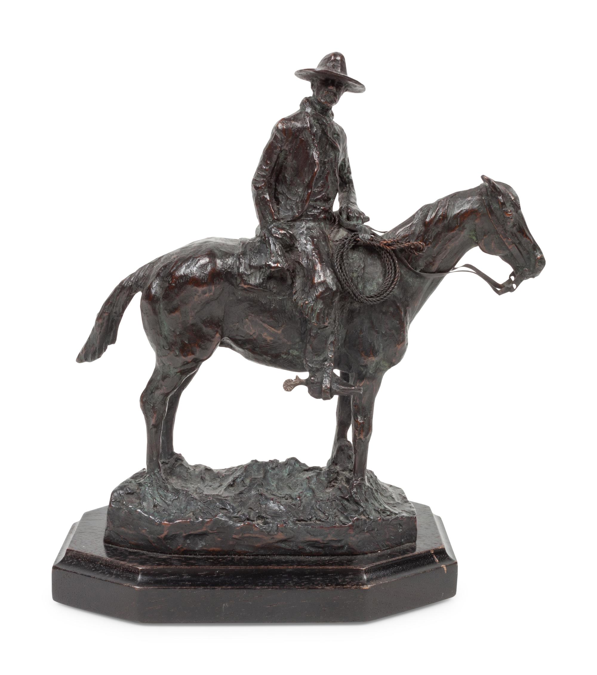Cowboy on Horseback , edition 36/50