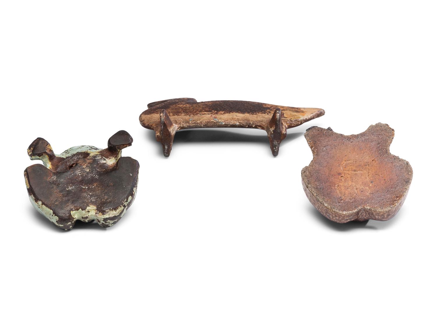 Three Animal Form Decorative Items
