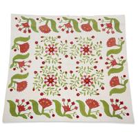 Appliquéd cotton quilt Monroe, NY, late 19th century