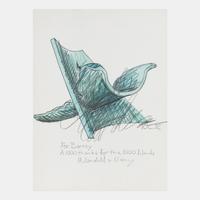 Drawing from the Angel Chair Series, 1992