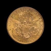 A United States 1891-S Liberty Head $20 Gold Coin