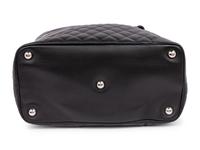 Chanel Black Quilted Leather Cambon Tote 2005-06