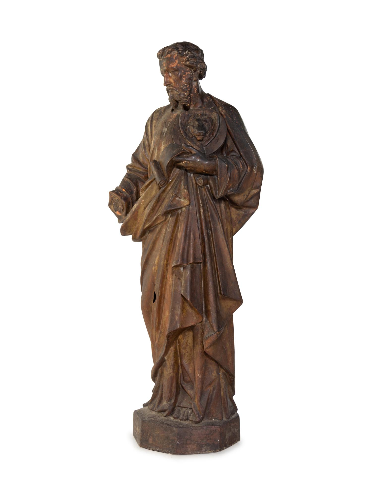 An Italian Terra Cotta Figure of Saint Francis