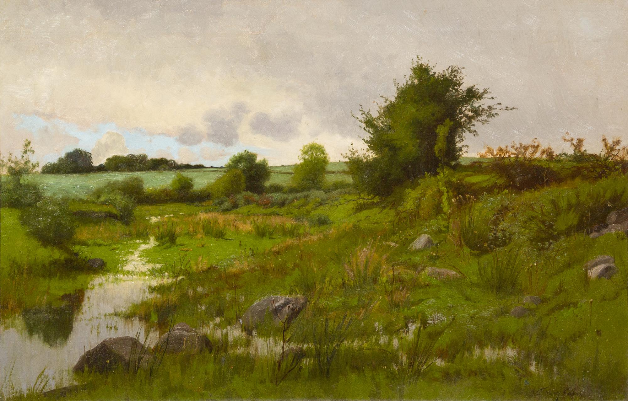 Charles Harry (Henry) Eaton, (American, 1850-1901), Untitled (Verdant Landscape)