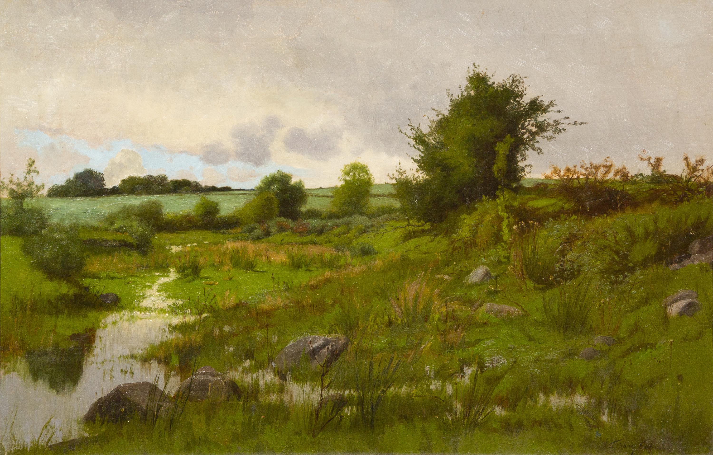 Charles Harry (Henry) Eaton, (American, 1850-1901), Untitled (Verdant Landscape)