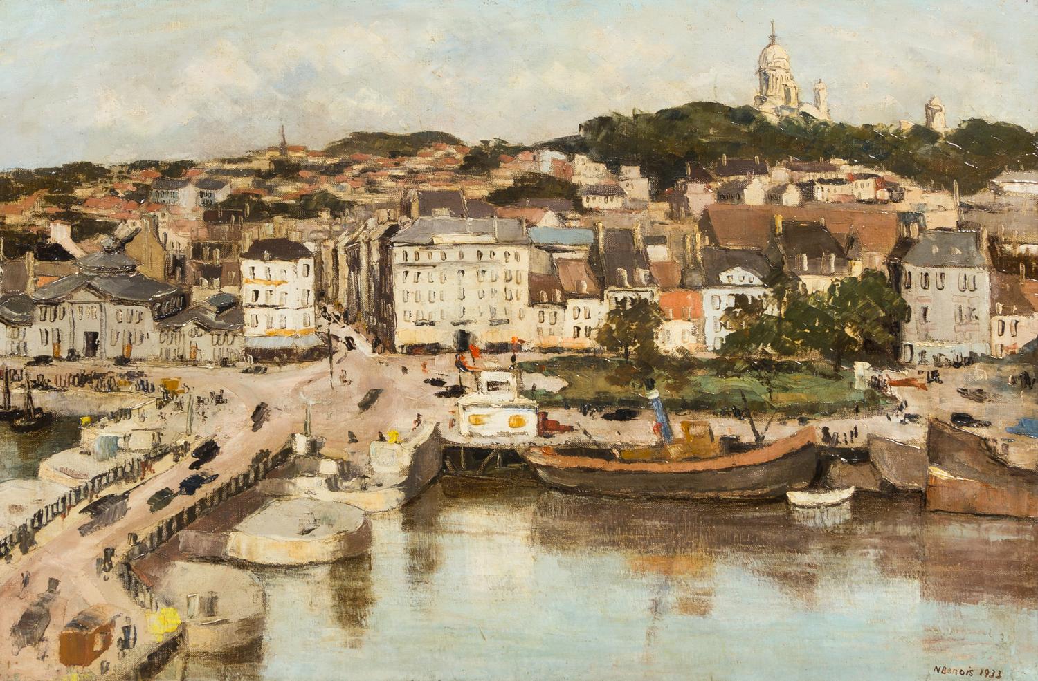 Nadia Benois, (Russian, 1896-1975), Port Village, 1933